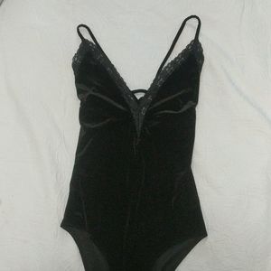 Black Velvet Lace bodysuit